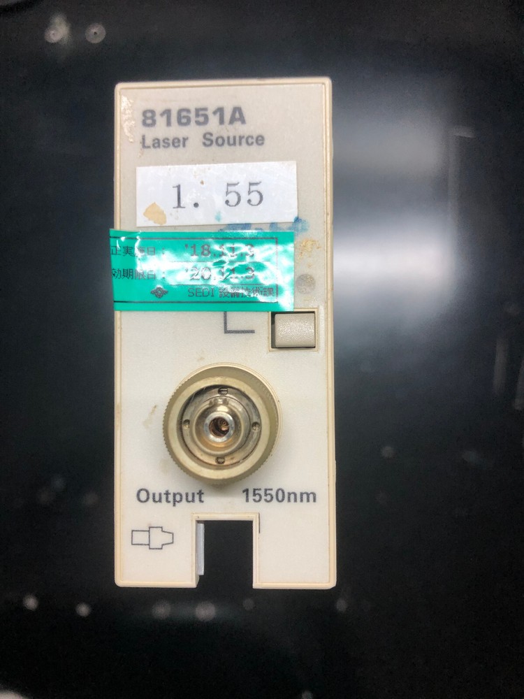 AGILENT 81651A 1550NM LASER SOURCE