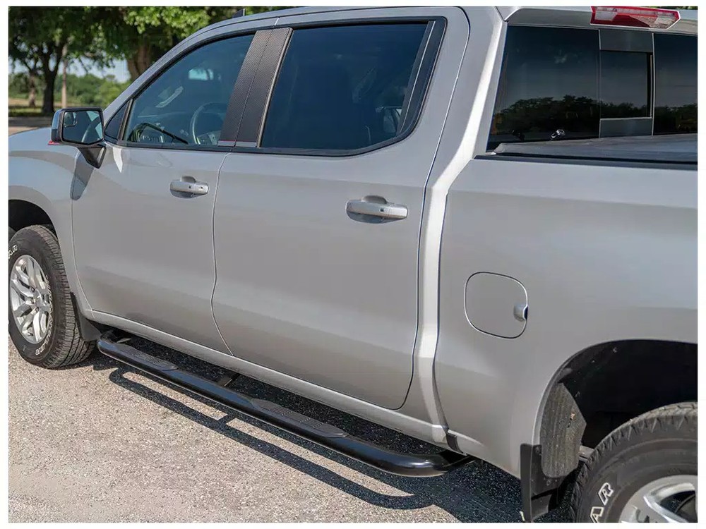 Ionic 3" Black Nerf Bars Fits 2006-2010 SUV Hummer H3