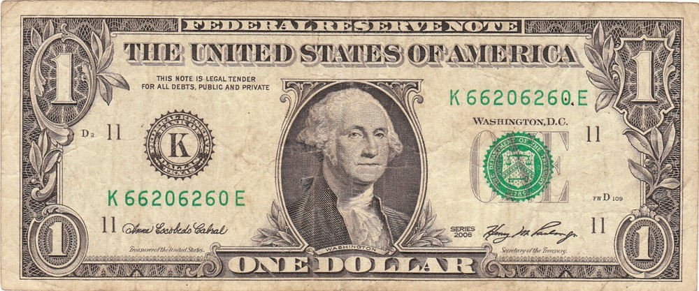$1 2006 Fancy Serial K66206260E