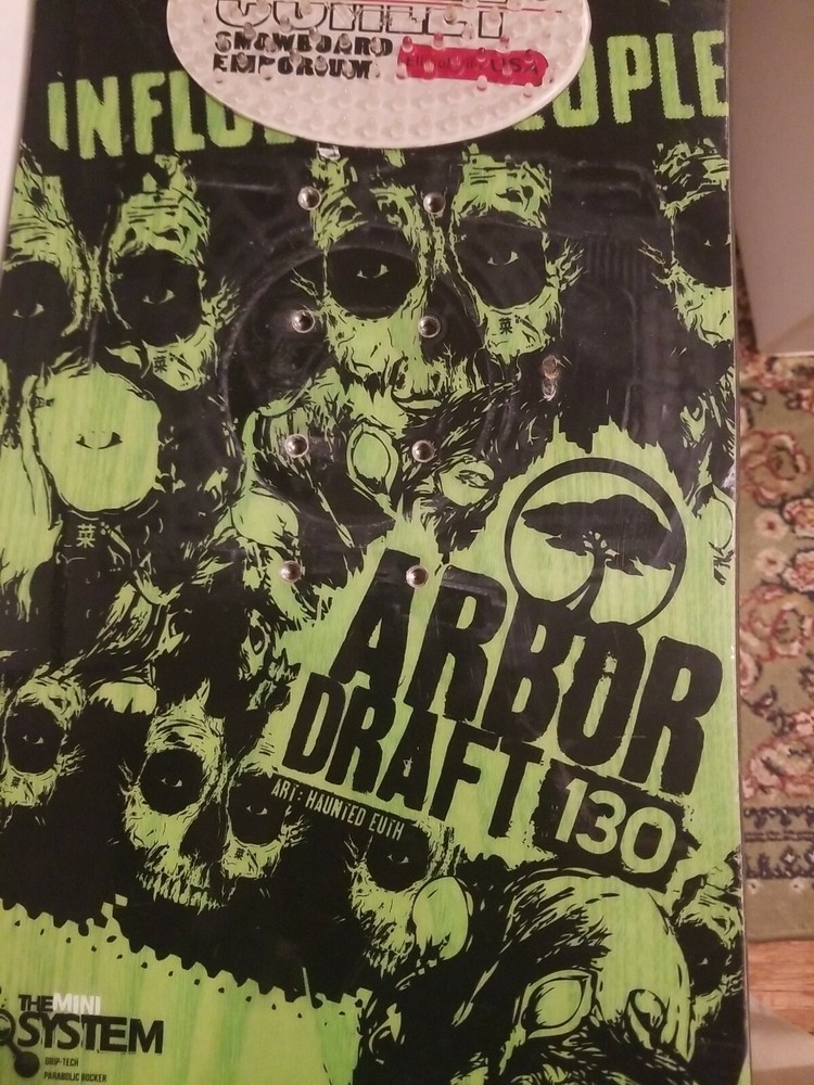 Arbor Draft 130 Mini System 2013 Nick Visconti Rocker Snowboard