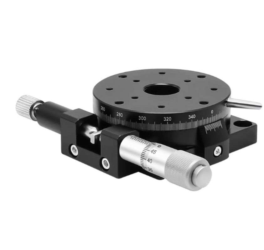 R-Axis Rotating Slide Platform Angular Displacement Adjustment Indexing Plate