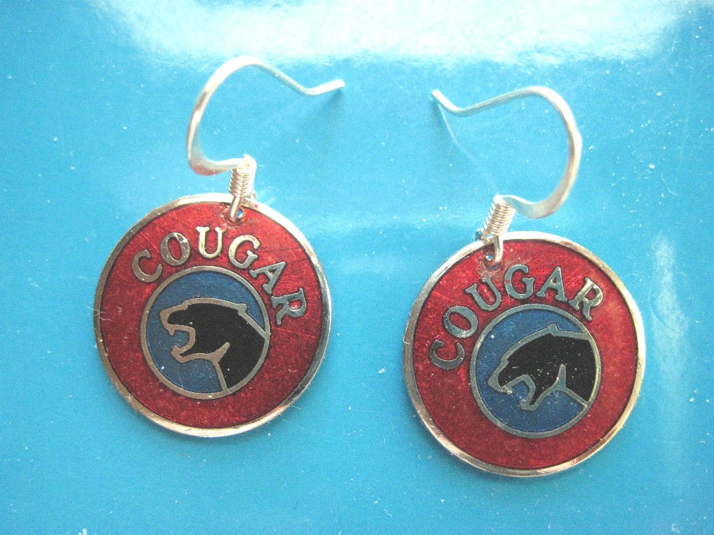 MERCURY COUGAR - earrings , ear rings GIFT BOXED