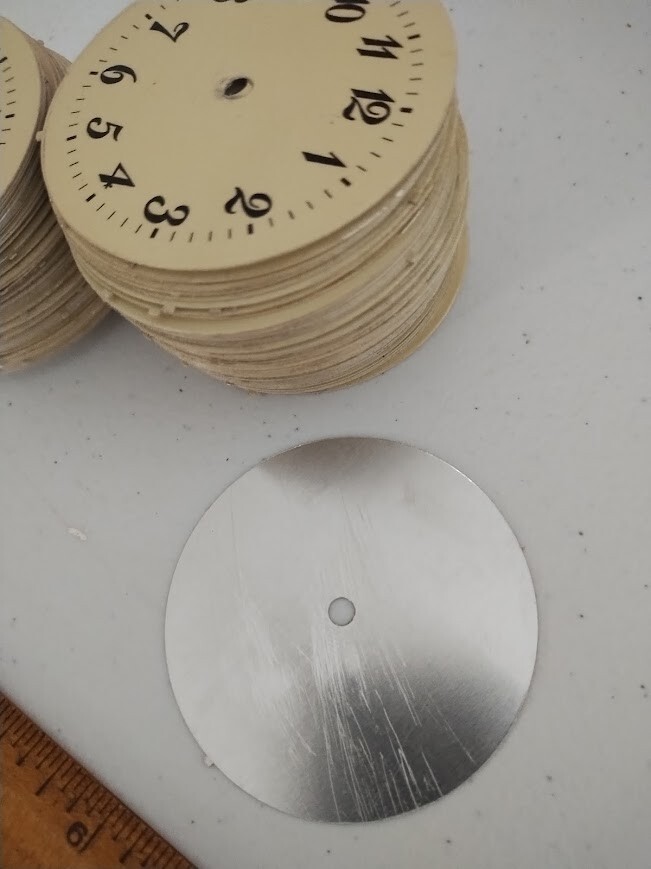 Lot Ivory Clock Faces New 100 pieces.