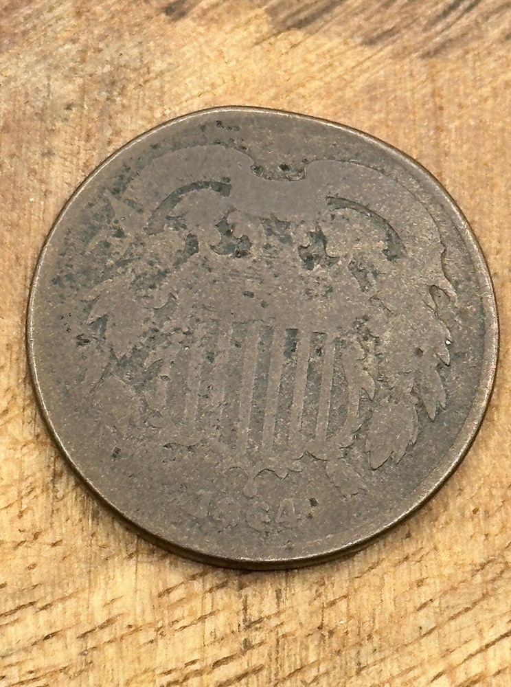 1864 Two Cent Piece #6278
