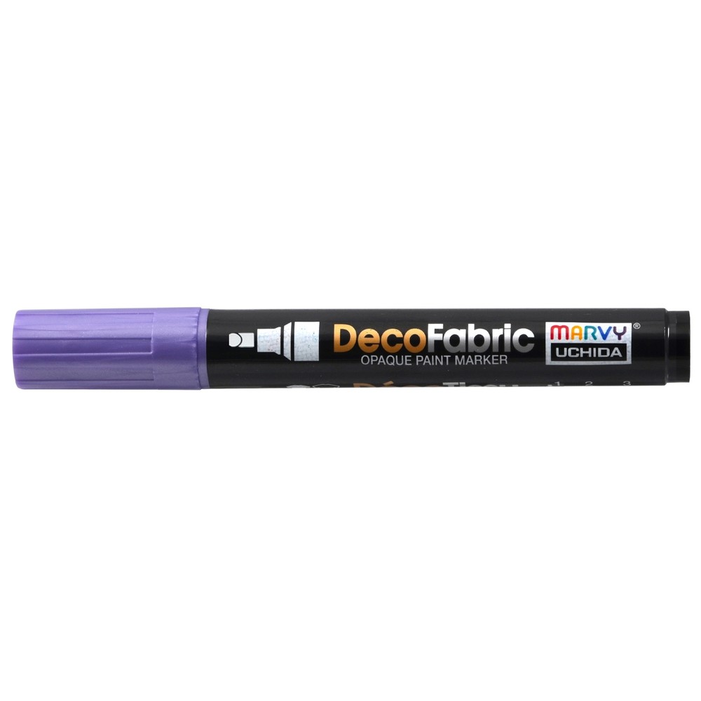 Uchida DecoFabric Opaque Paint Marker Chisel Tip-Pearl Violet