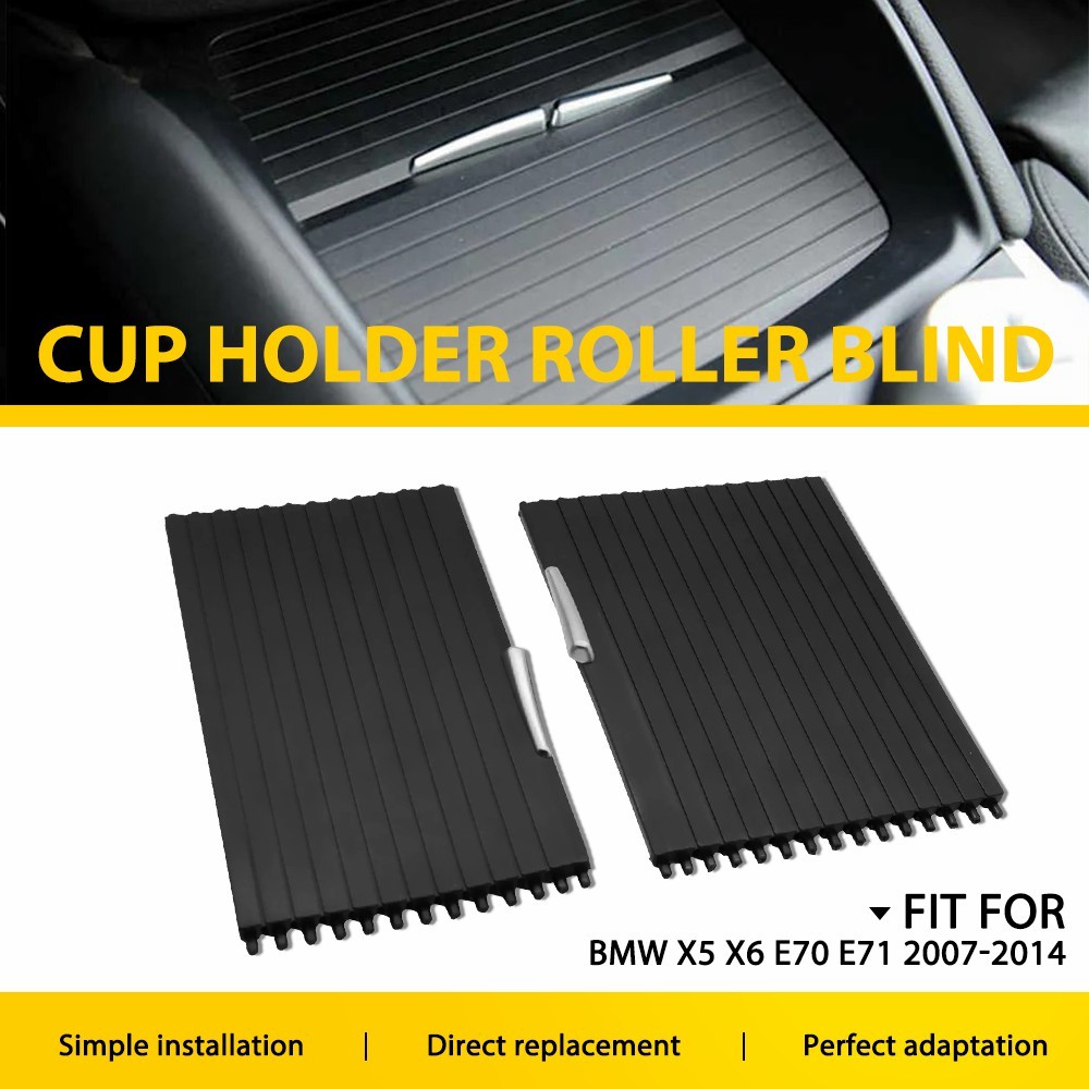 For BMW X5 X6 E70 E71 2007-2014 Centre Console Roller Blind Cover EOOH