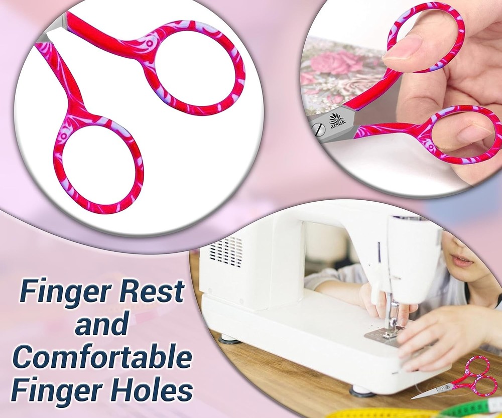 Embroidery Scissors Premium Sharp Multi-Purpose Threading Scissors Cross Stitch