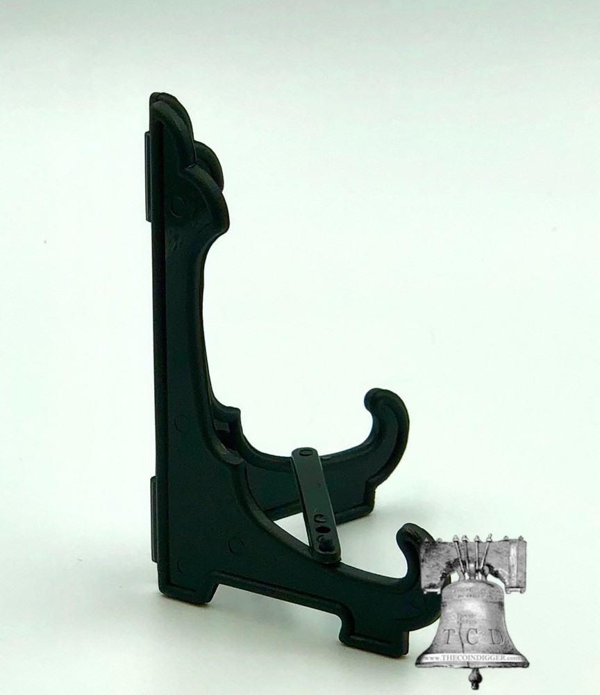 20 Black Display Stand Foldable Card Stands Folding Agate Small Plate Holder