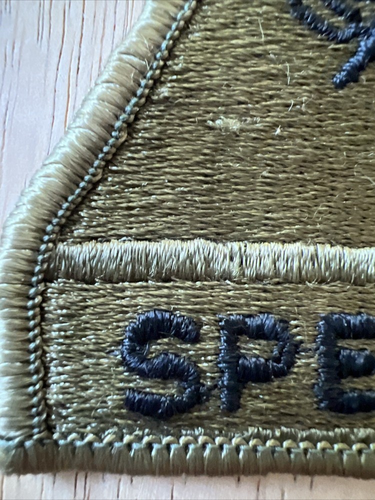 US Army 3rd Armored Division subdued, merrowed edge Patch