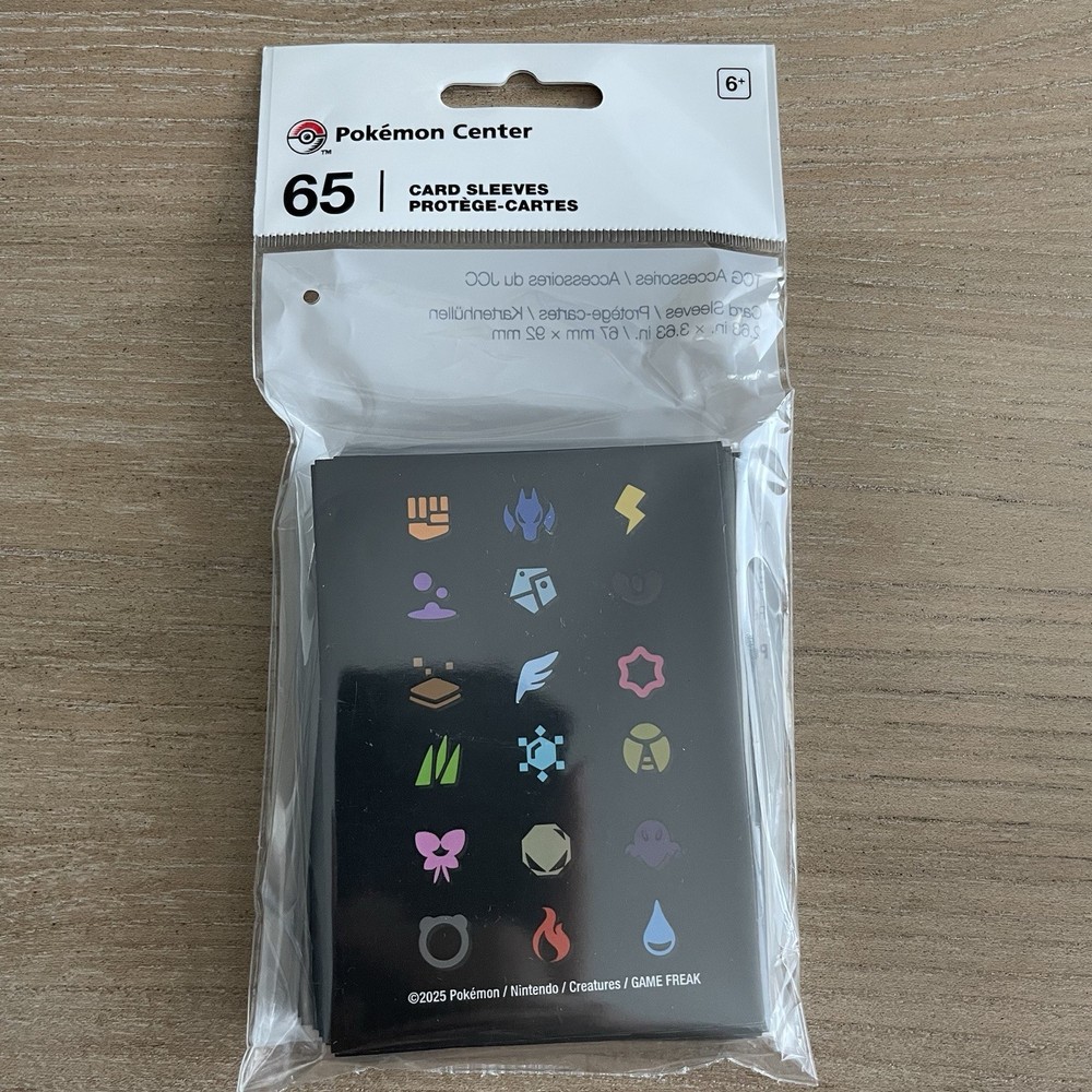 Pokemon TCG - Elemental Types Card Sleeves (65)