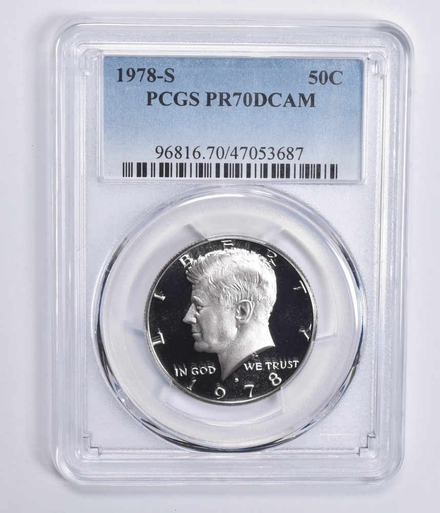 PR70 DCAM 1978-S Kennedy Half Dollar PCGS Blue Label
