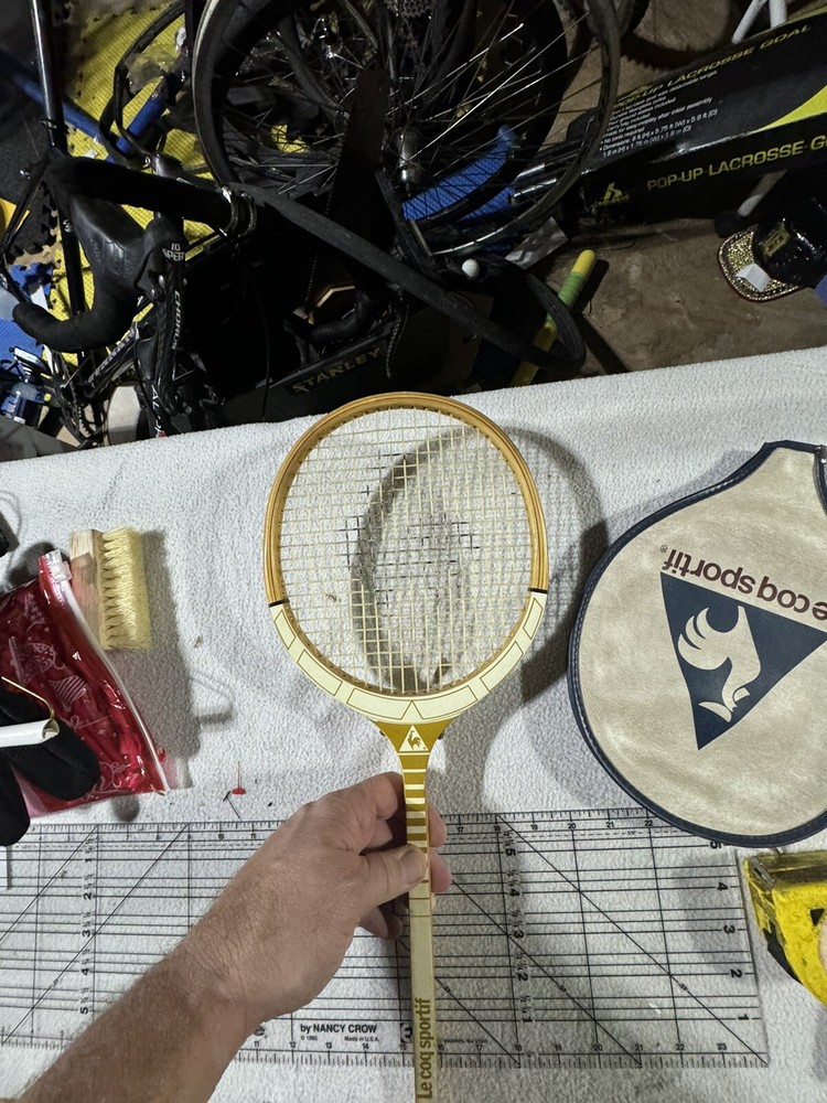 Vintage Le Coq Squash Racket - And Case