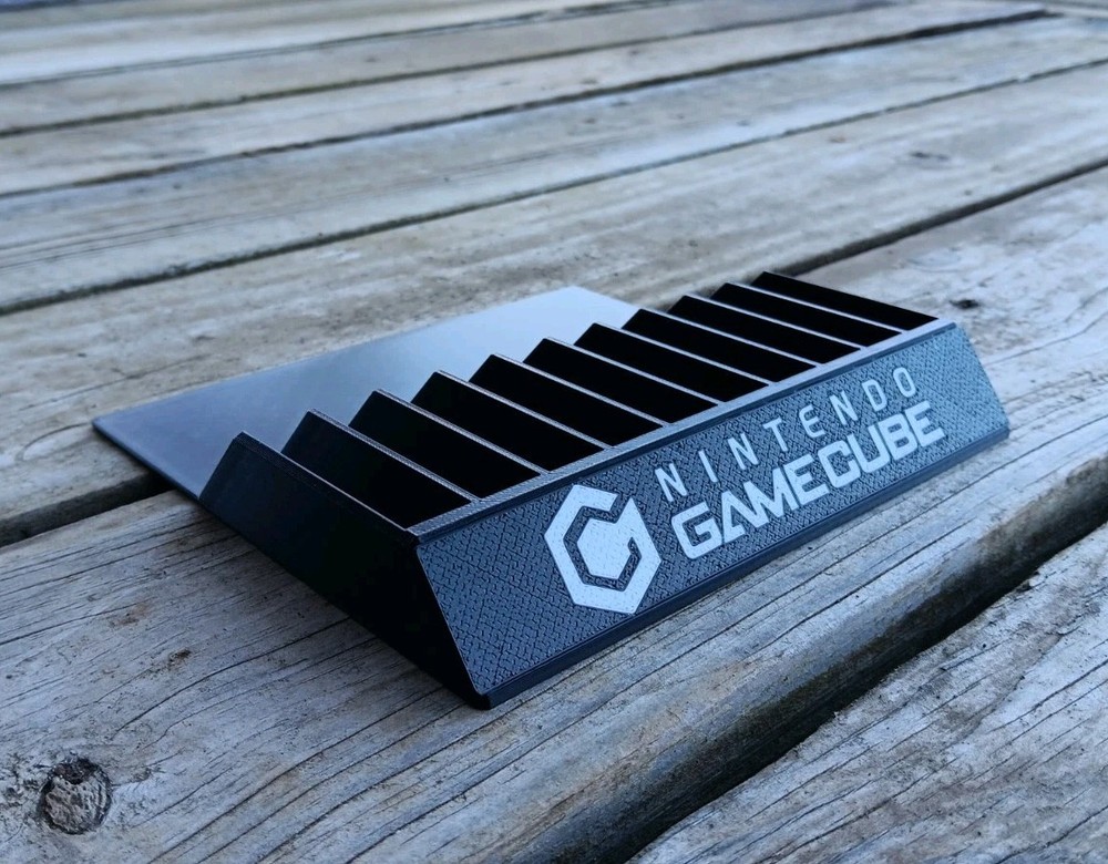Nintendo GameCube / 10 Game Case Holder / Retro Game Storage Holder