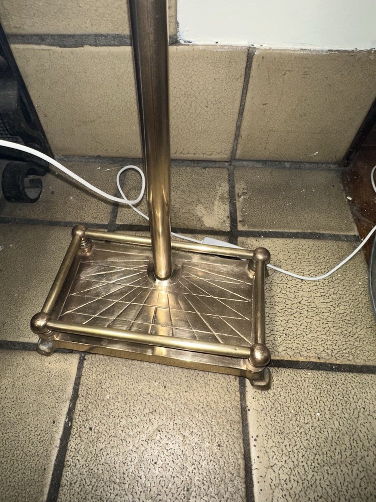 Vintage MCM Brass Pineapple Fireplace Tool Set - Gorgeous!