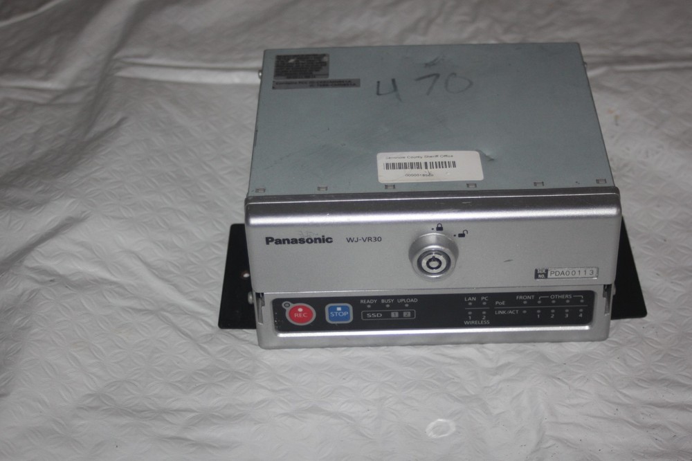 Panasonic Arbitrator WJ-VR30 Video Processing Unit Recording Front End Software