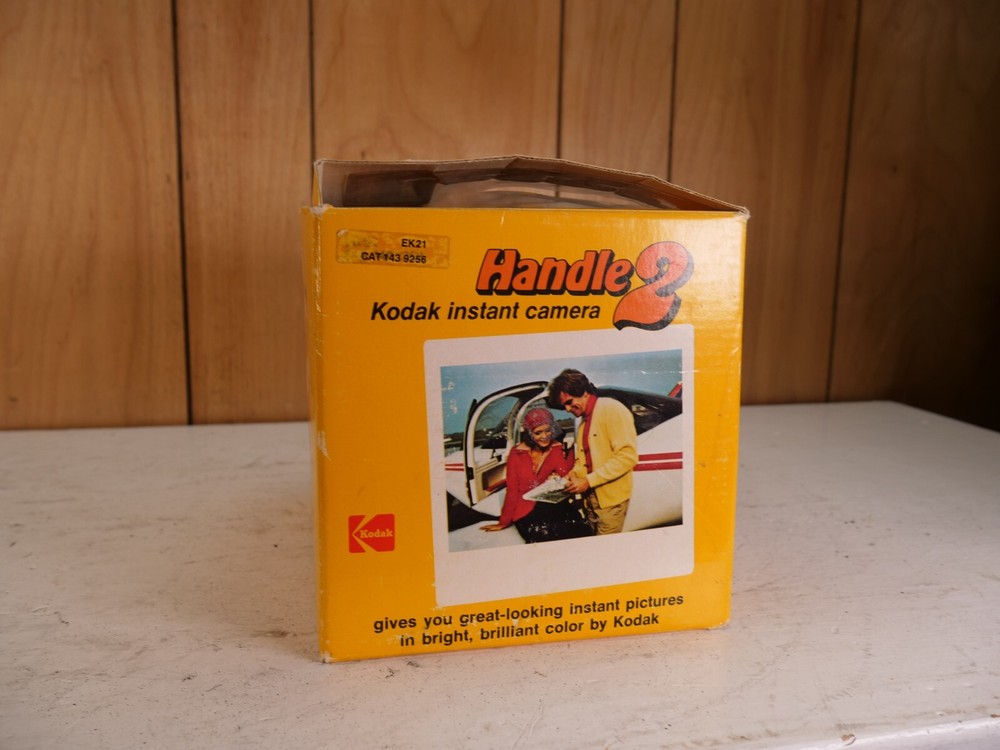 Vintage Kodak Handle 2 1979 Instant Camera In Original Box