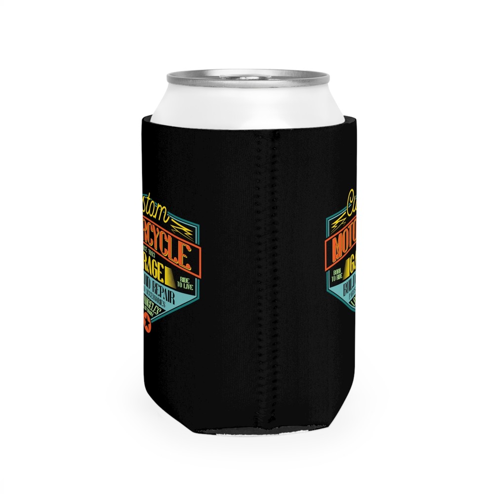 Custom Motorcycle Garage - Can Cooler Sleeve