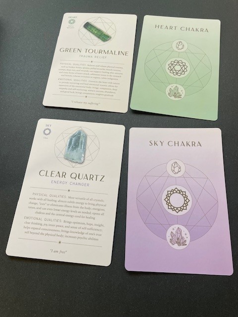 Crystal Healing Card Deck and Booklet