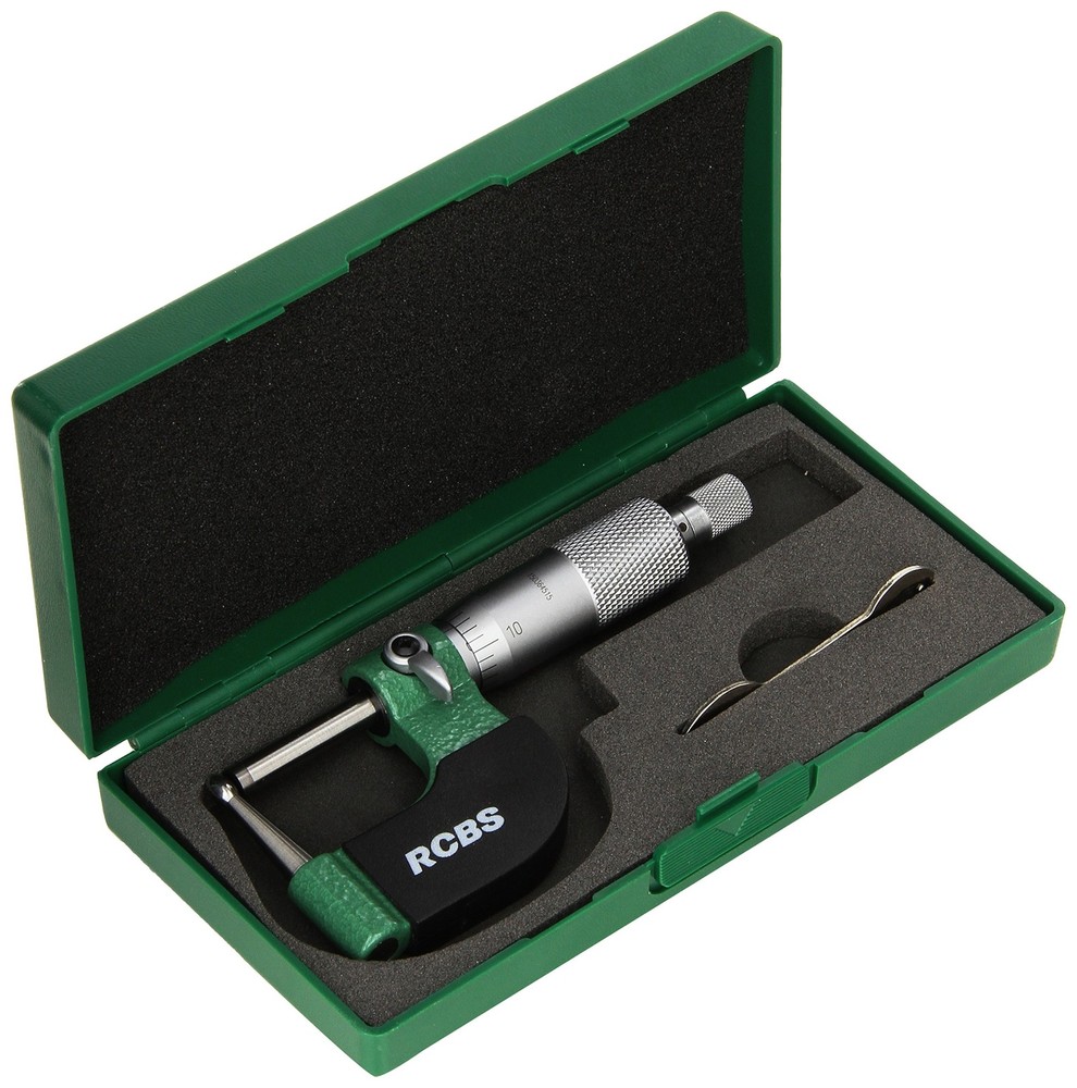 RCBS Vernier Ball Micrometer, Precision Micrometer for One Size, Multi