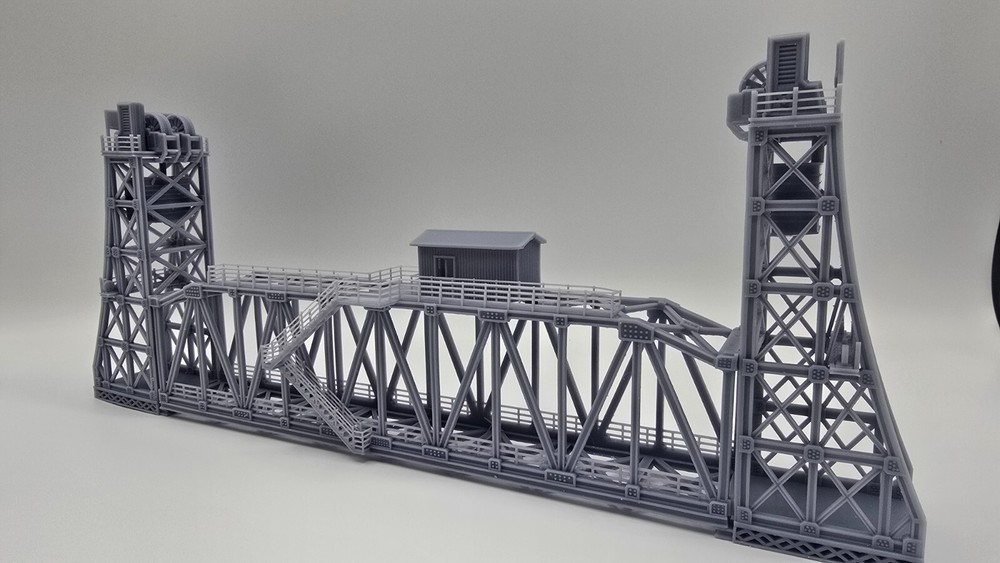 N scale Lift Bridge Single-Track 1:160