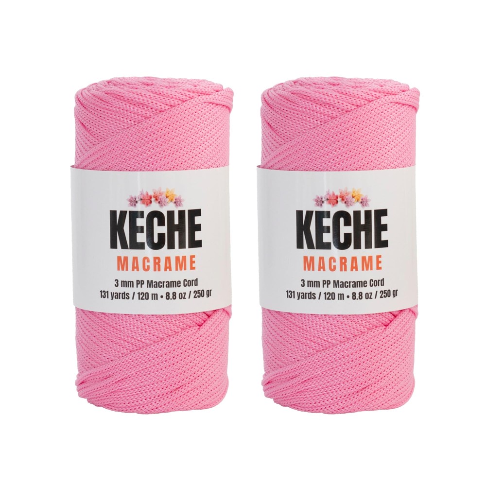 Macrame Cord | Macrame Supplies 3mm Polyester Macrame Rope Yarn for Table Run...