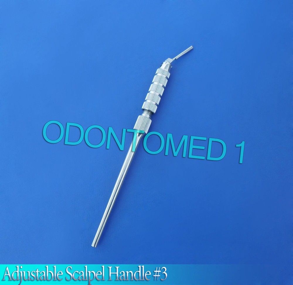 4 Round Pattern Adjustable 7 Ways Scalpel Handle #3 Surgical Dental Implants