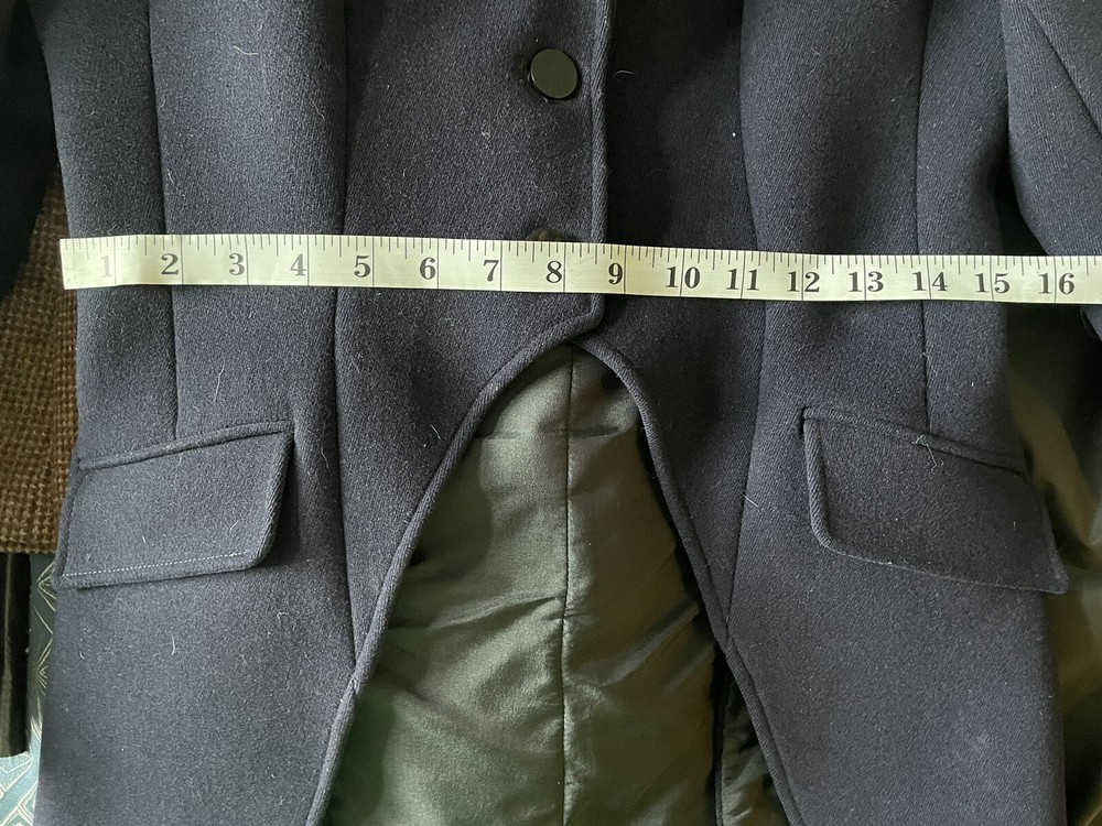 Langston & Sons Navy Side Saddle Habit Jacket Apron