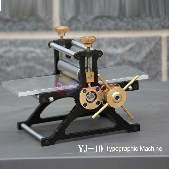 Small Printmaking Rubbing Typographic Machine Letterpress Printing Gravure Press