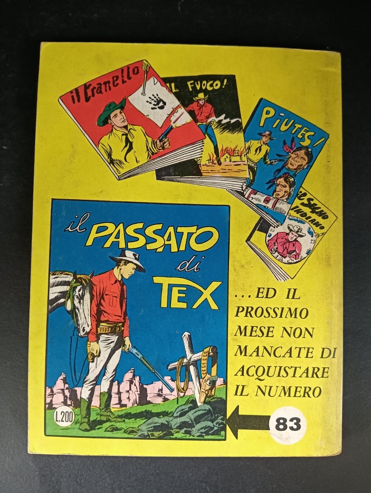 TEX comic book first edition n 82 (03 b) lire 200