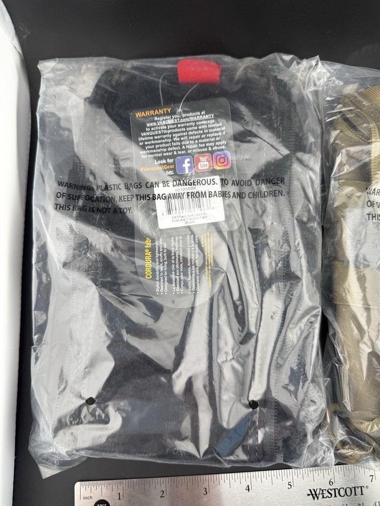 Vanquest FATPack Medium 5x8 IFAK Pouch First Aid Molle Black