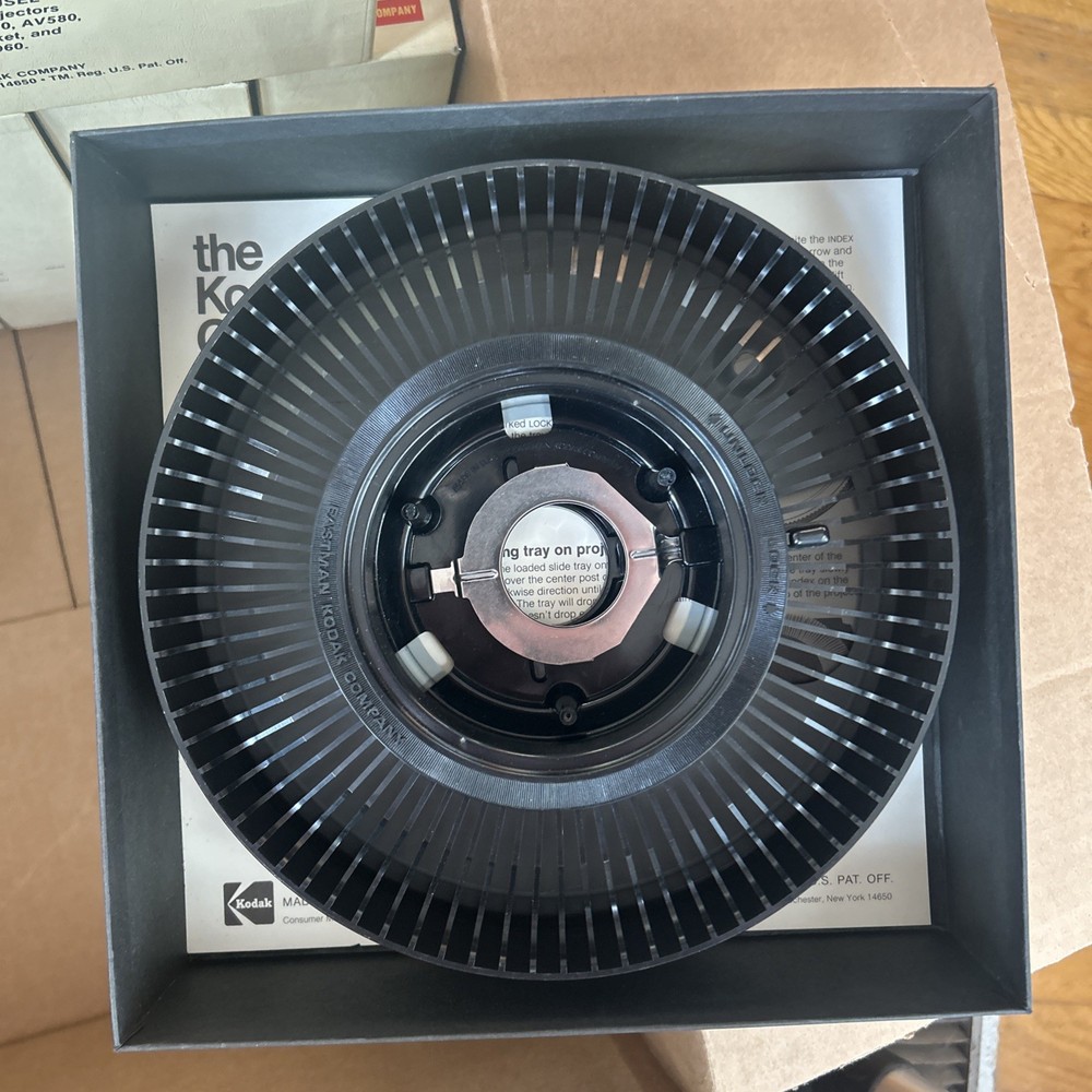 Kodak Carousel 80 Slide Tray Original Box