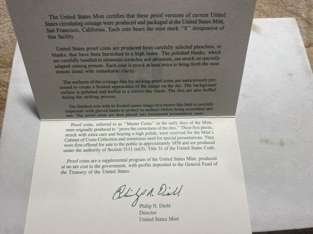 1998 S US MINT PROOF SET