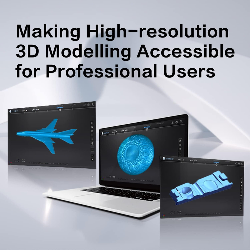 Shining3D [ -Sp V2 ] White Light Desktop 3D Scanner with Tripod and Scanning Sof