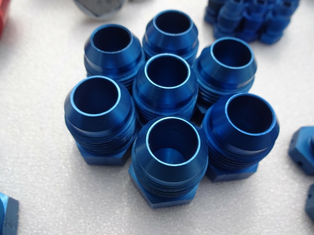 Various Pressure Flared Plug-Tube Fitting, Threaded - Aluminum (59pcs)