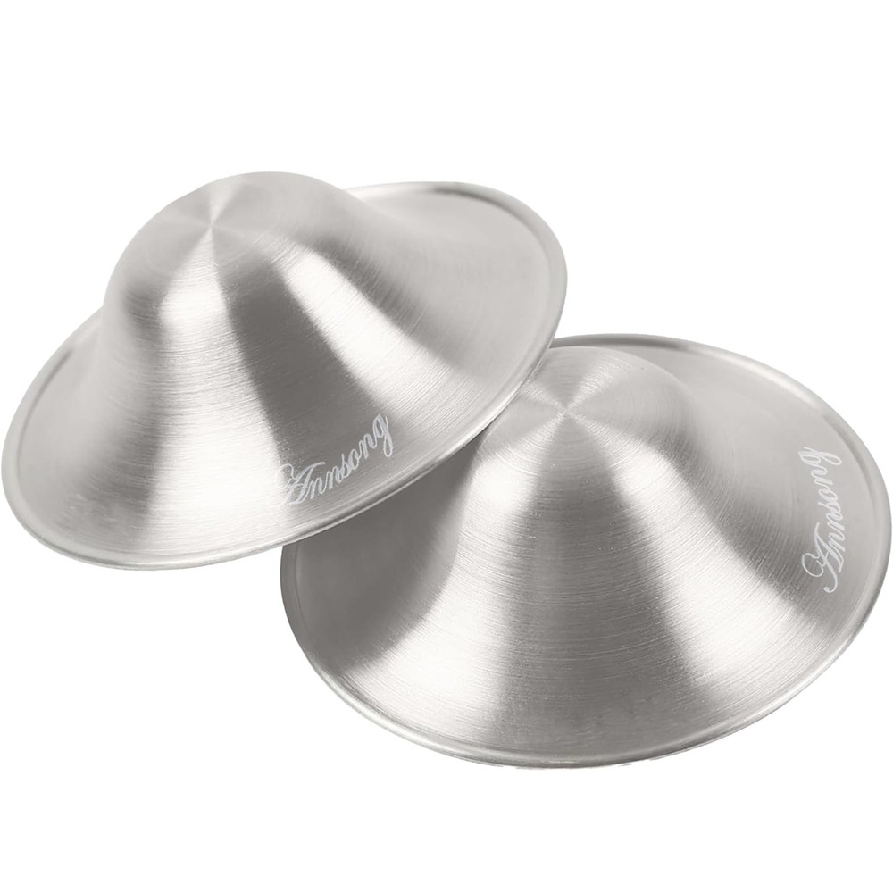 Silver Nursing Cups - Nipple Shields for Newborn -