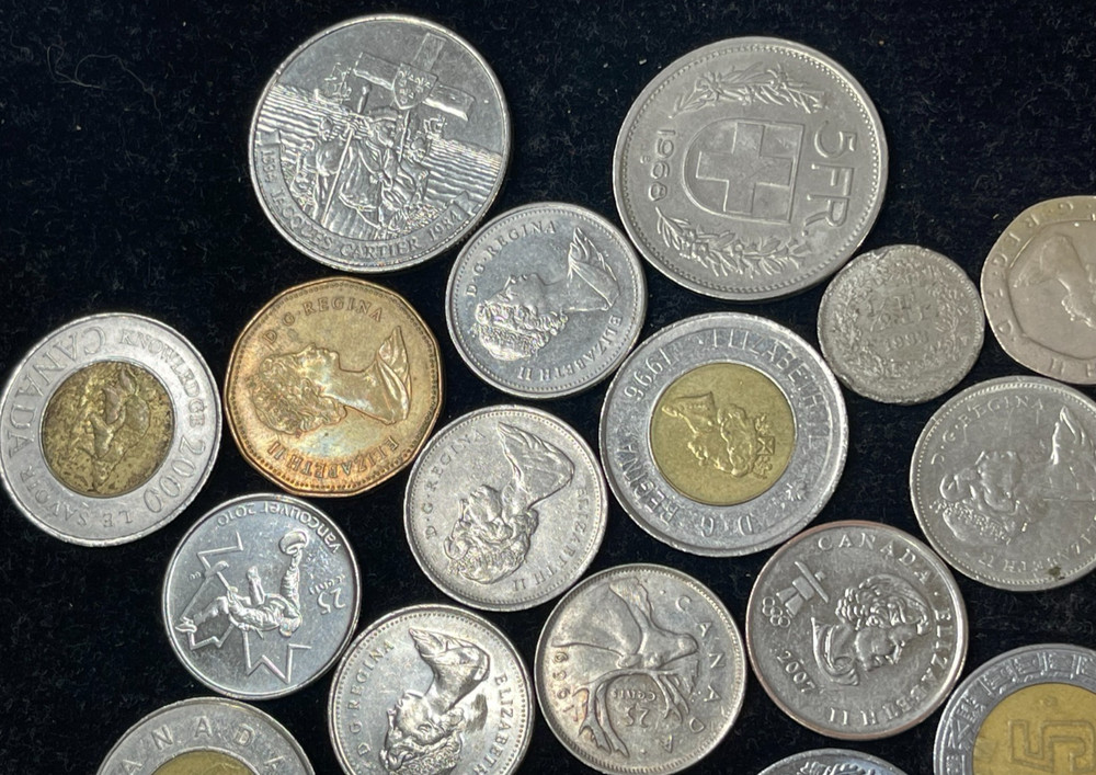 Assorted World Foreign Exchangeable Coins lot High Value 101325