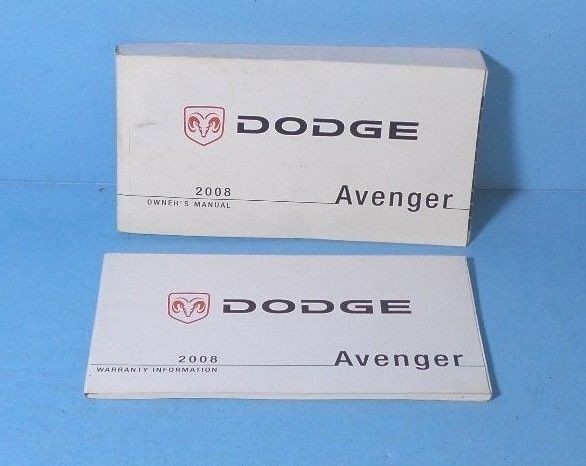 08 2008 Dodge Avenger owners manual