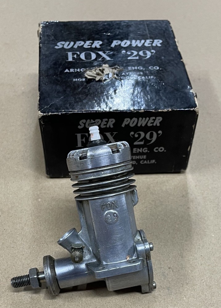 Vintage FOX .29 CL Model Airplane Engine