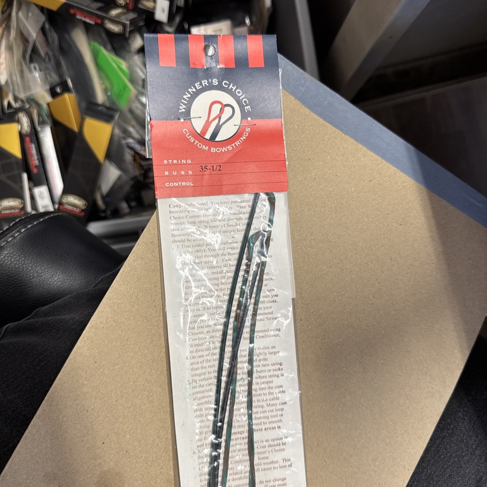 Winner’s choice custom bowstring 20 Strand Material 8125 Buss 35 1/2 Camo B loop