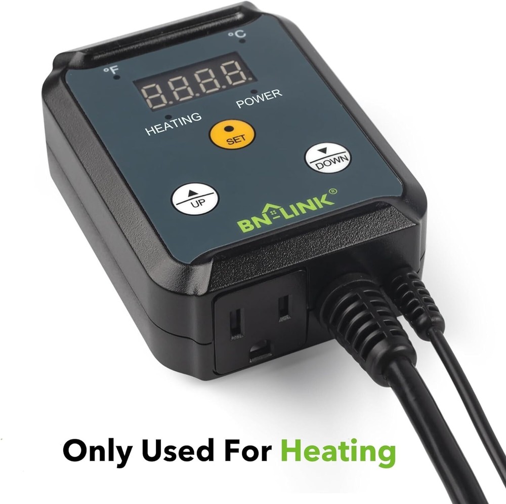 BN-LINK Digital Heat Mat temperature Thermostat Controller for Seed Germination