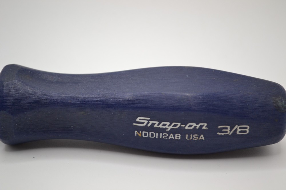 Snap-On Tools 3/8" Nut Driver USA Blue Handle Socket NDD112AB S-21