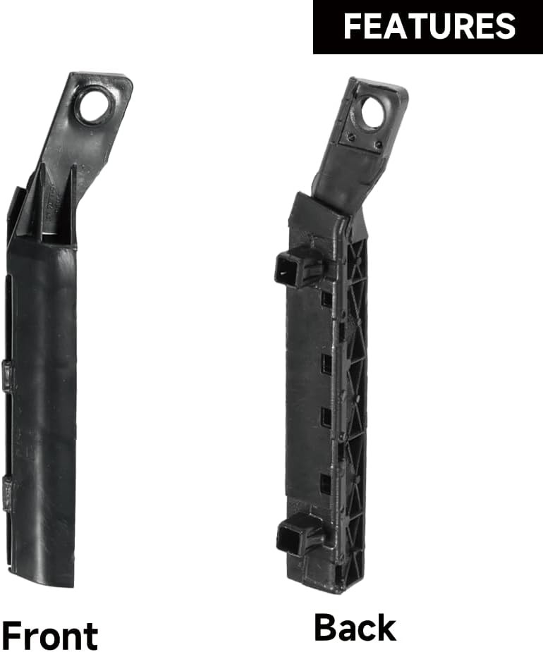 1 Pair Left and Right Side Front Bumper Bracket Bumper Cover Support - Compatibl