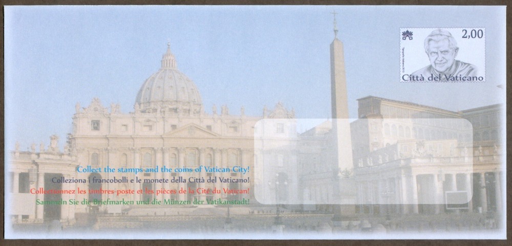 2013 Vatican City Stationary Envelope Mint