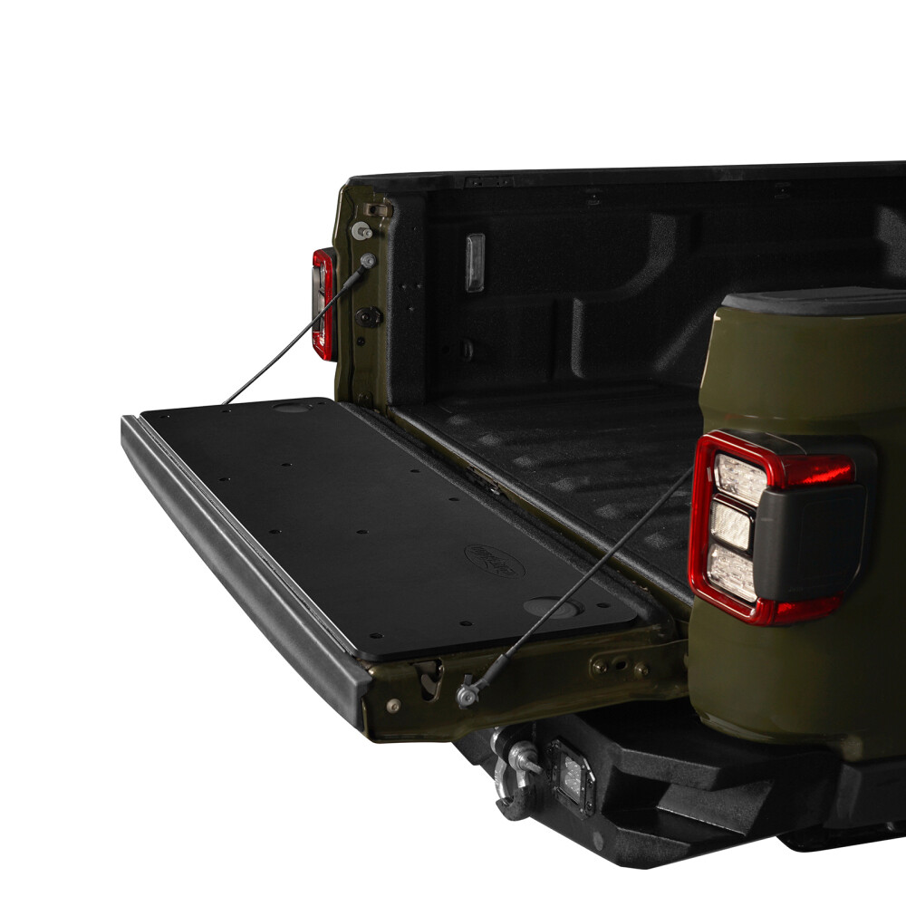 Black Tailgate Plastic Table Shelf Panel Replace Fit Jeep Gladiator JT 2020-2026