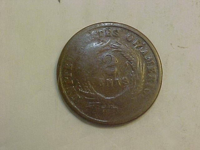 1865 2 CENT PIECE GOOD bn62