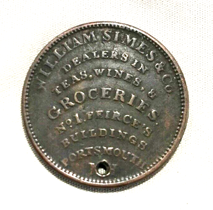 ☆ SHARP DETAIL ☆ 1837 Hard Times Token Coin ☆