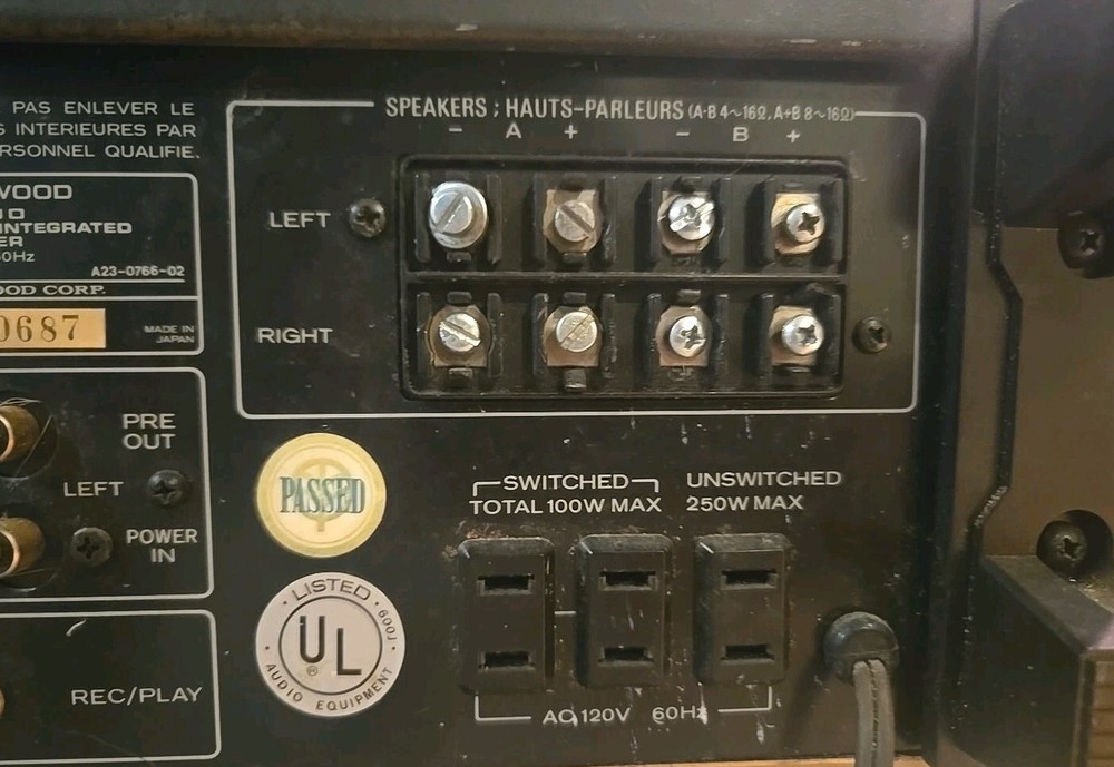 Kenwood KA-8100 Amplifier