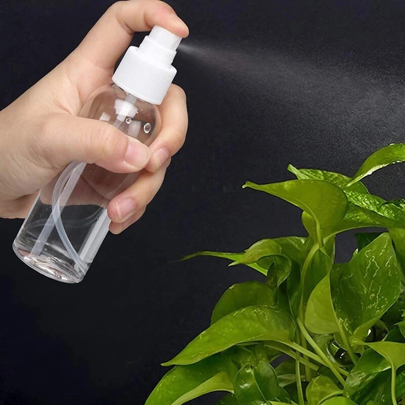 30/60ML Travel Spray Bottle Plastic Transparent Perfume Empty Atomizer USA
