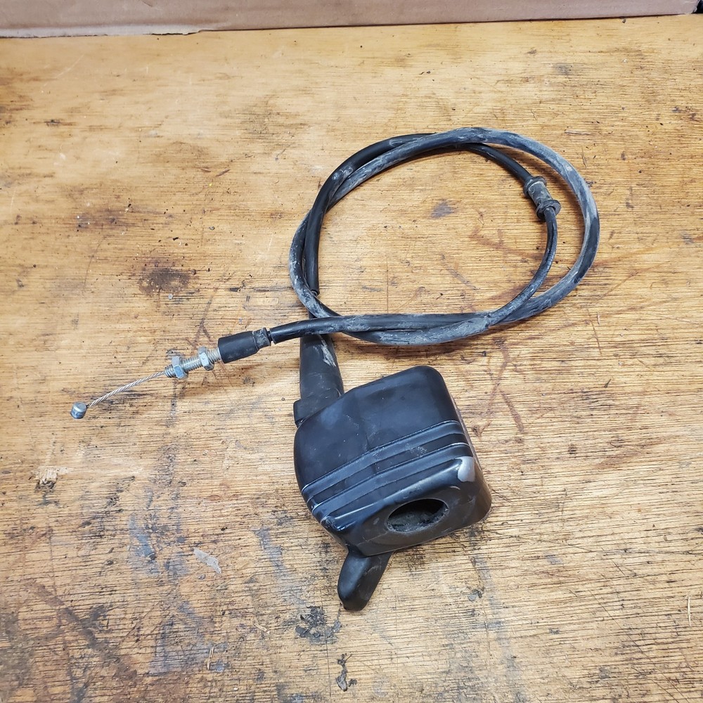 2002 Suzuki Eiger 400 4x4 Thumb Throttle Lever Housing Perch Cable