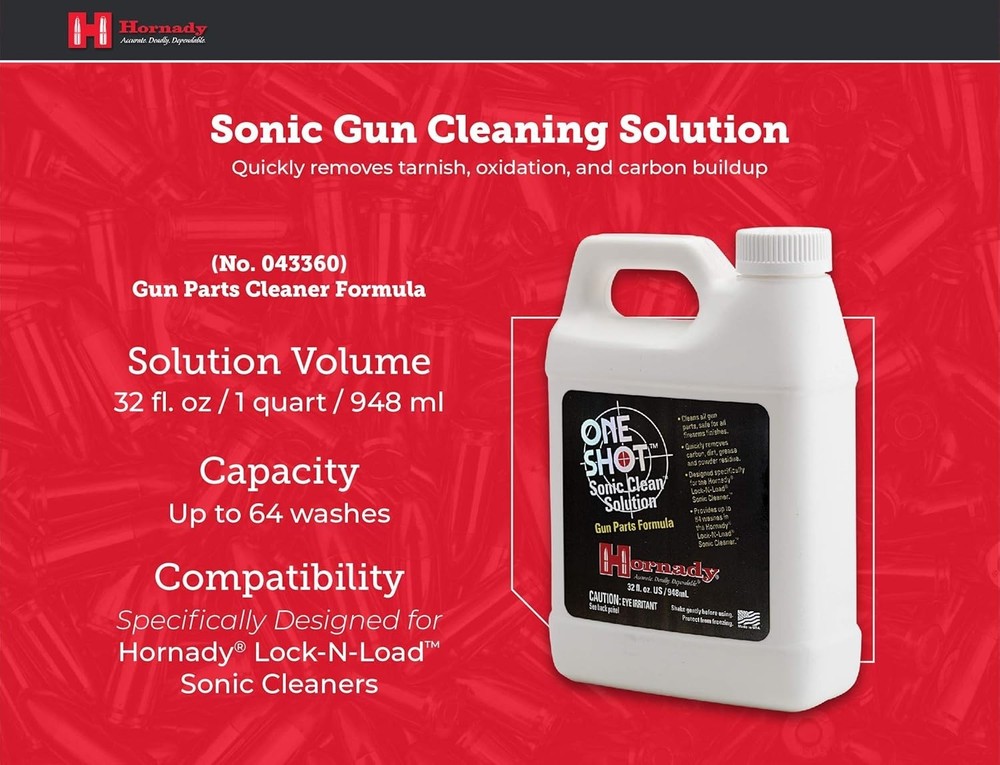 Hornady LOCK-N-LOAD SONIC GUN SOLUTION QUART- 043360